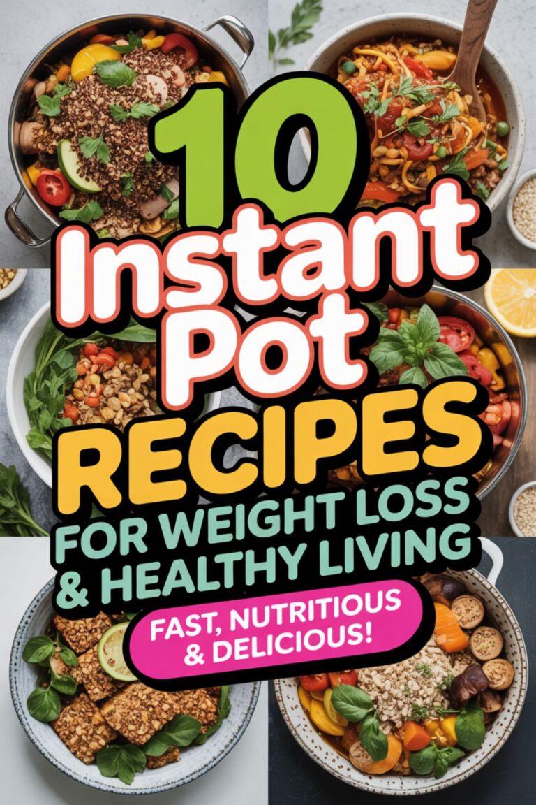 10 Instant Pot Recipes for Weight Loss and Healthy Living