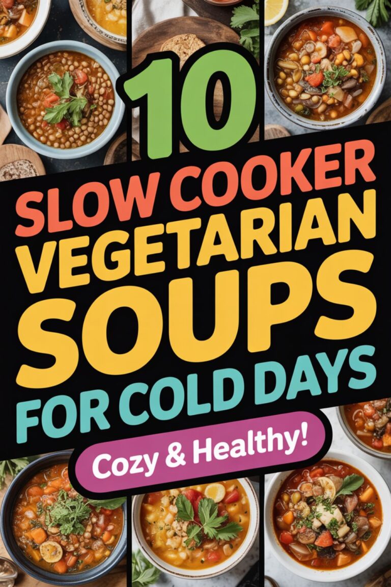 10 Slow Cooker Vegetarian Soups for Cold Days 1 10 Slow Cooker Vegetarian Soups for Cold Days