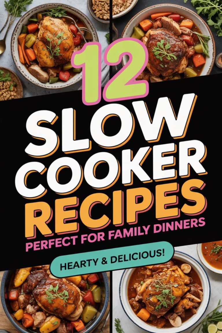 12 Slow Cooker Recipes Perfect for Family Dinners