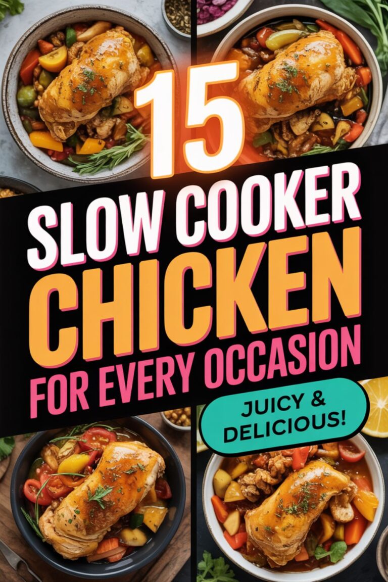 15 Slow Cooker Chicken Recipes for Every Occasion
