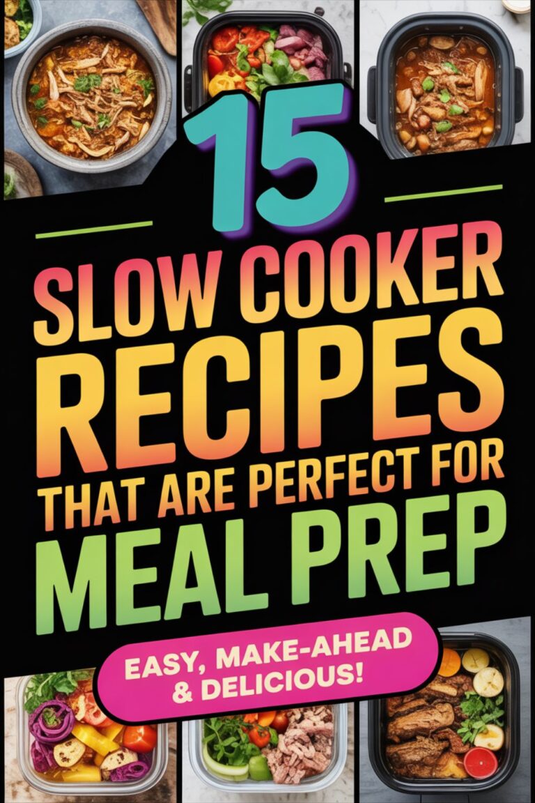 15 Slow Cooker Recipes That Are Perfect for Meal Prep