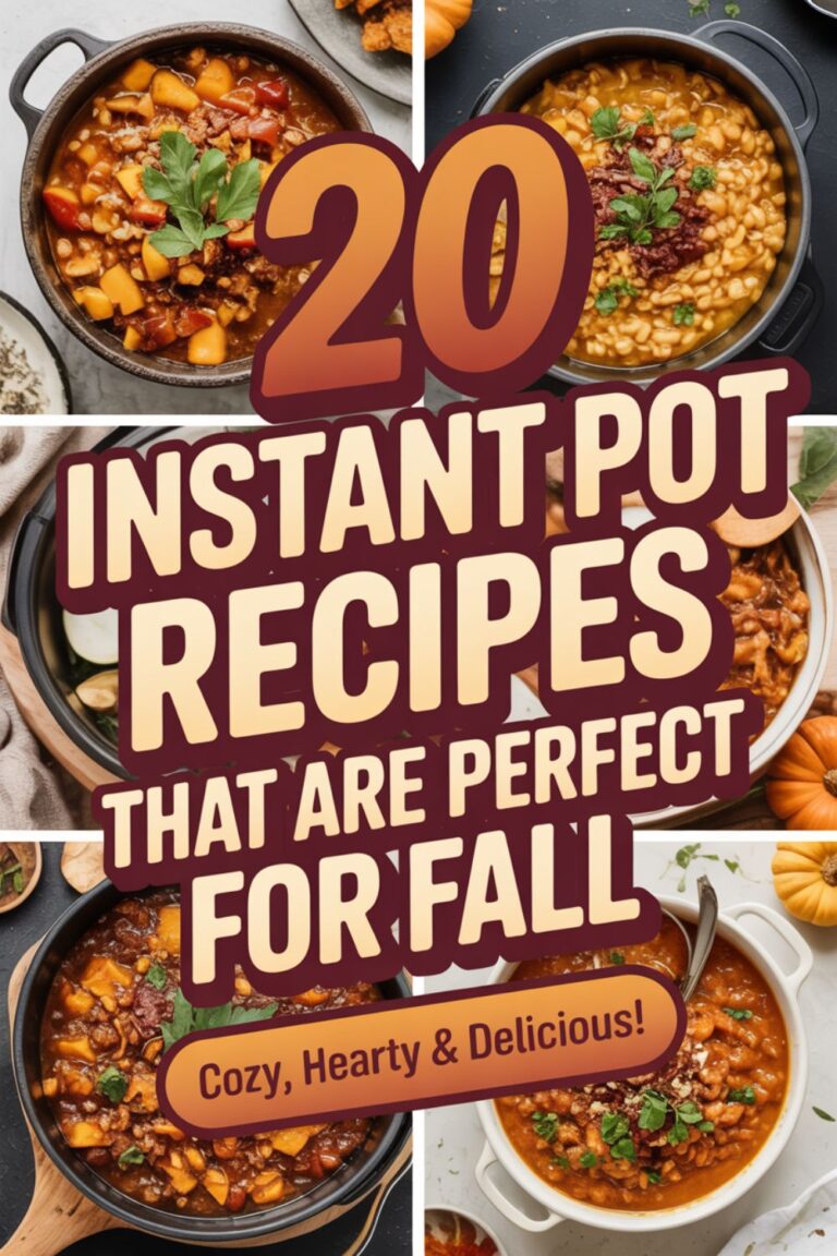 20 Instant Pot Recipes That Are Perfect for Fall
