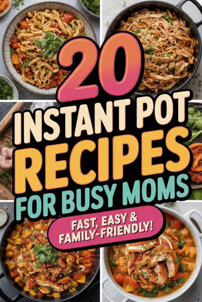 20 Instant Pot Recipes For Busy Moms