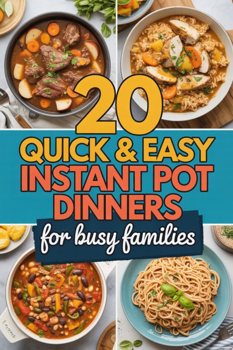 20 Quick & Easy Instant Pot Dinners for Busy Families 3 20 Quick & Easy Instant Pot Dinners for Busy Families