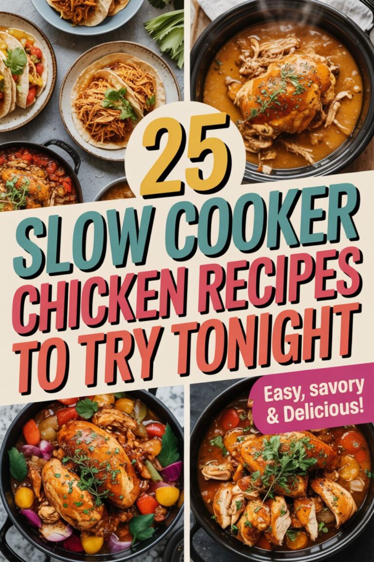 25 Slow Cooker Chicken Recipes to Try Tonight