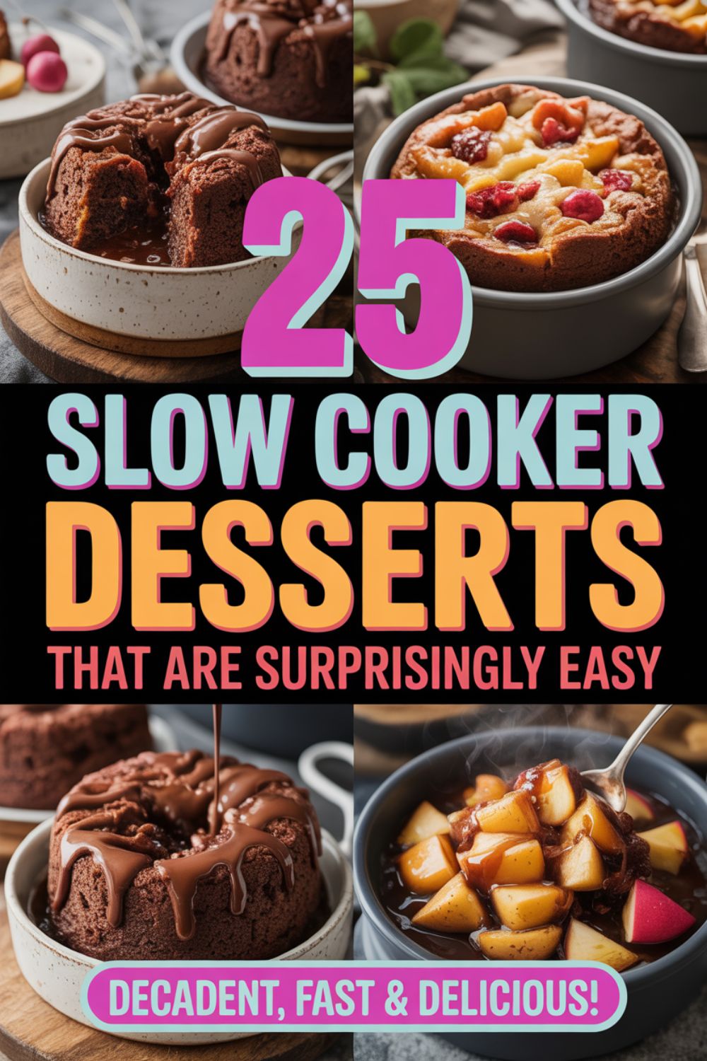 25 Slow Cooker Desserts That Are Surprisingly Easy