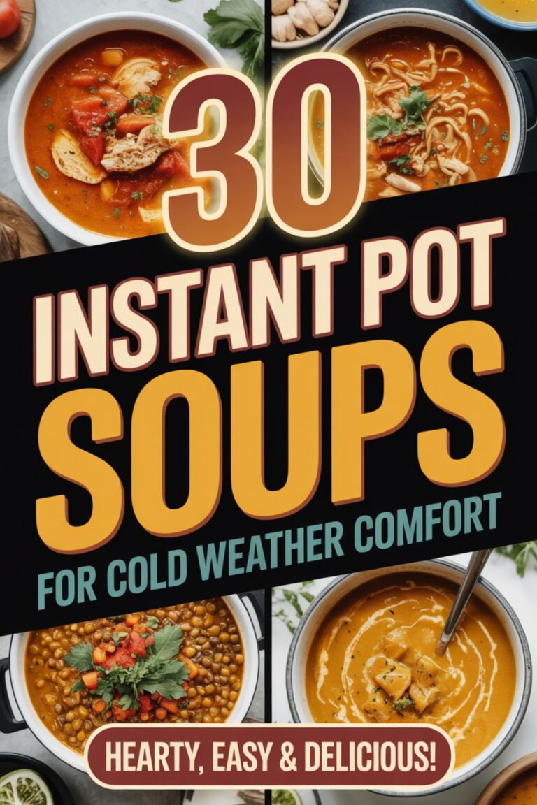 30 Instant Pot Soups for Cold Weather Comfort