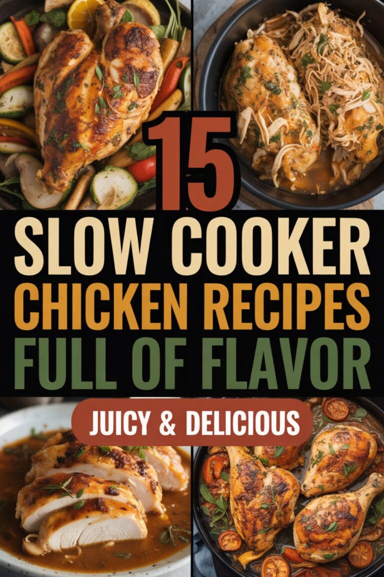 15 Slow Cooker Chicken Recipes That Are Full of Flavor