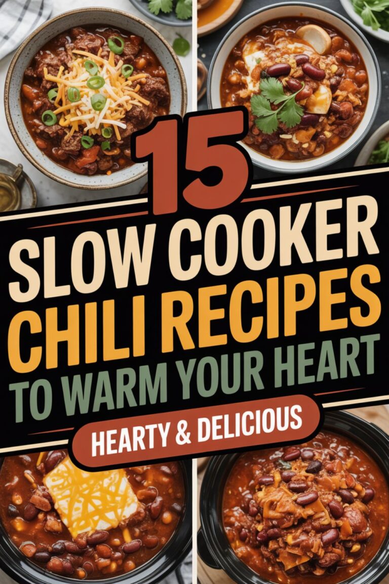 15 Slow Cooker Chili Recipes to Warm Your Heart