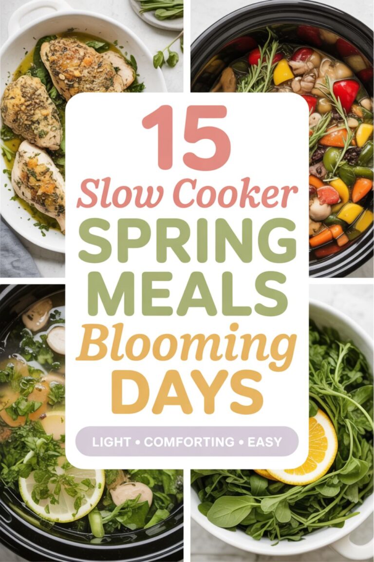 15 Slow Cooker Meals Perfect for Blooming Spring Days