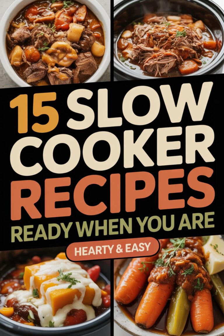 15 Slow Cooker Recipes That Are Ready When You Are
