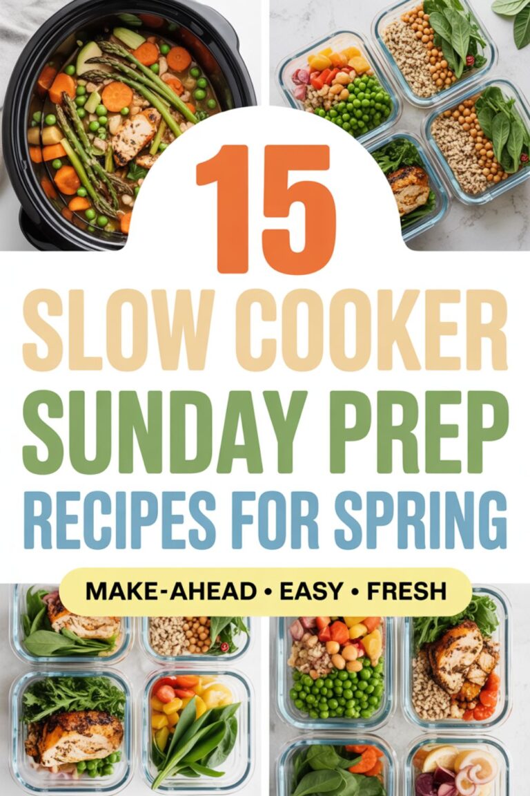 15 Slow Cooker Sunday Prep Recipes for Spring 4 15 Slow Cooker Sunday Prep Recipes for Spring