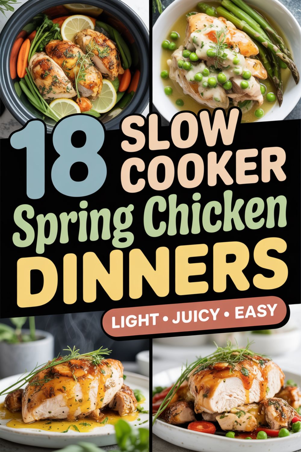 18 Slow Cooker Spring Chicken Dinners 2