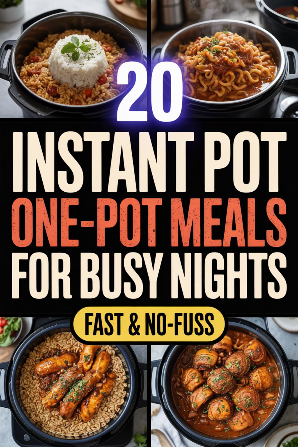 20 Instant Pot One Pot Meals for Busy Nights