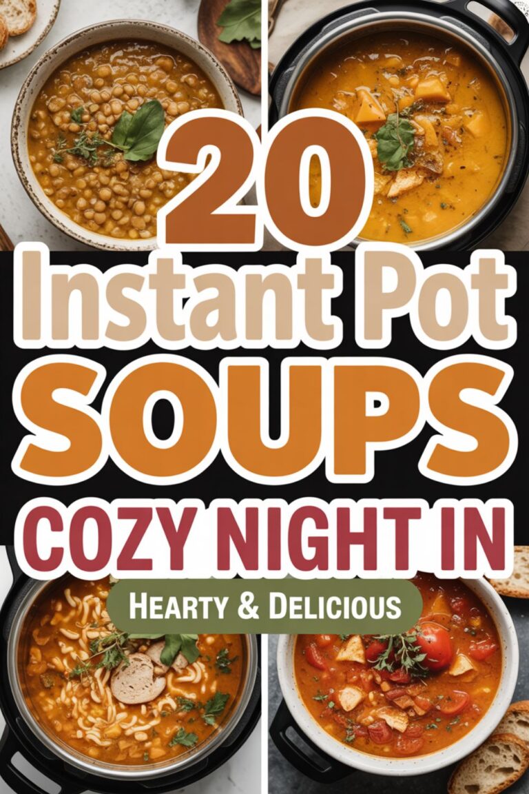 20 Instant Pot Soups for a Cozy Night In