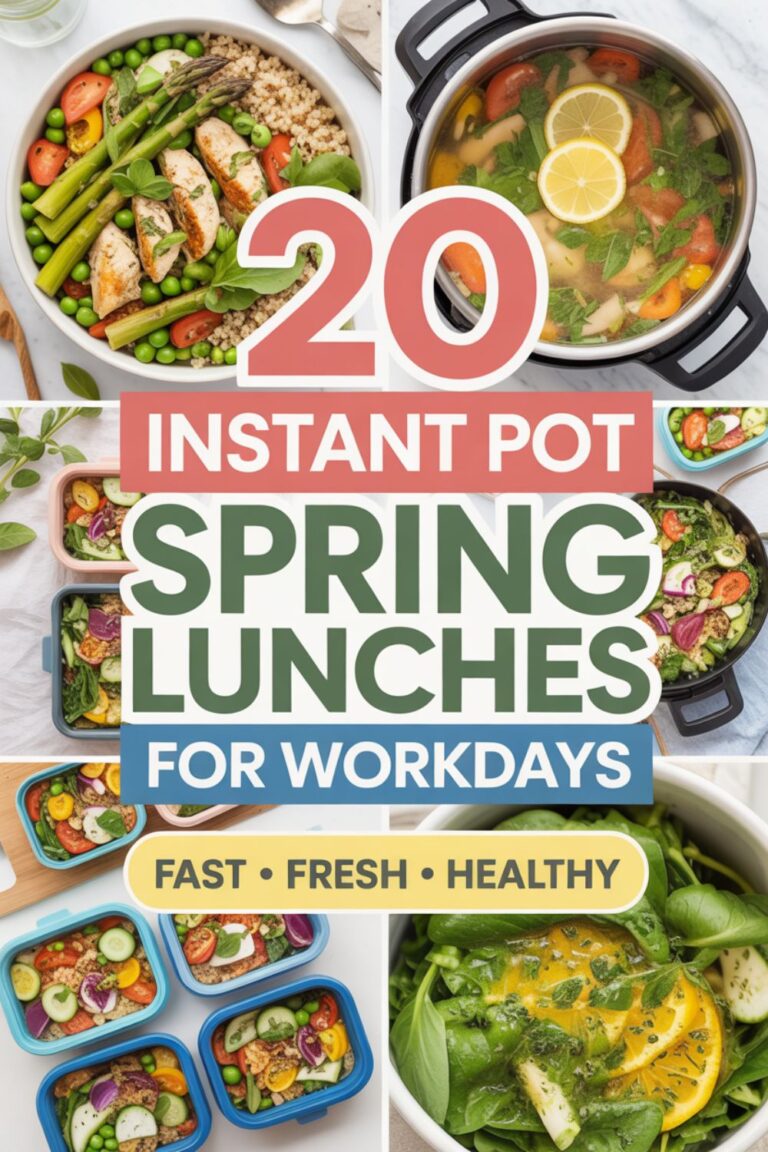 20 Instant Pot Spring Lunches for Workdays