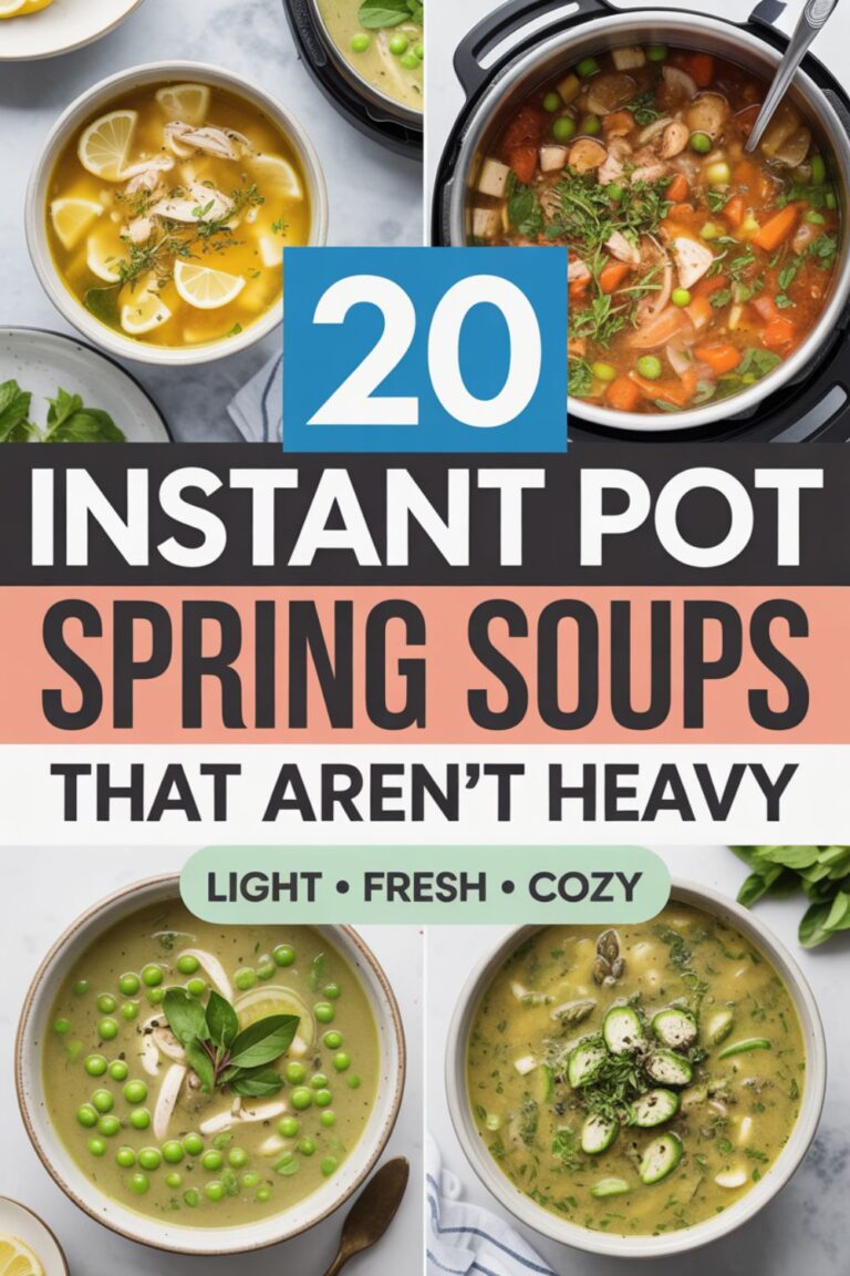 20 Instant Pot Spring Soups That Aren’t Heavy
