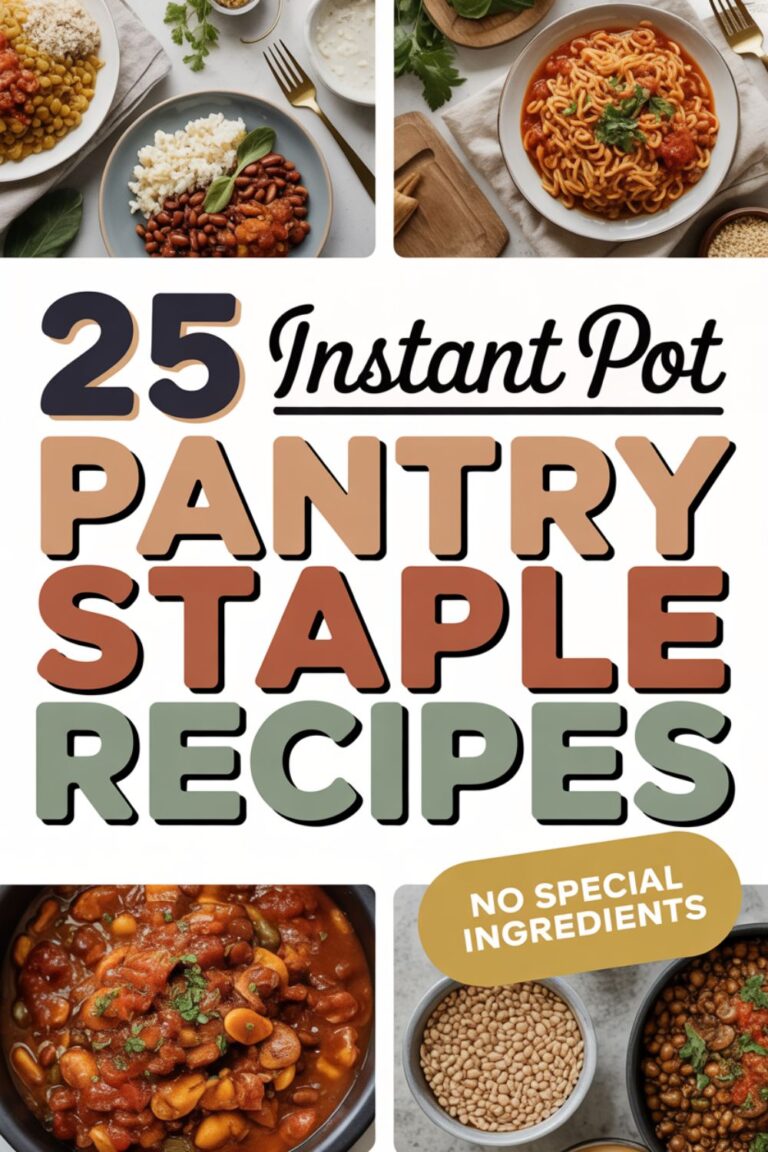 25 Instant Pot Recipes You Can Make with Pantry Staples