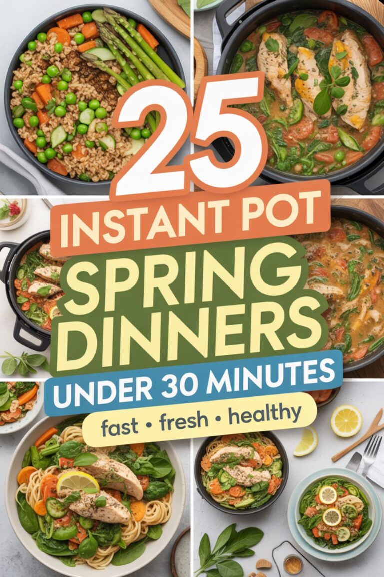 25 Instant Pot Spring Dinners Under 30 Minutes