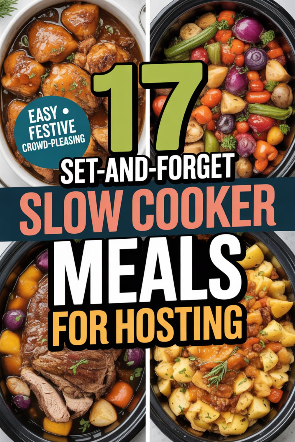 17 Set and Forget Slow Cooker Meals for Hosting
