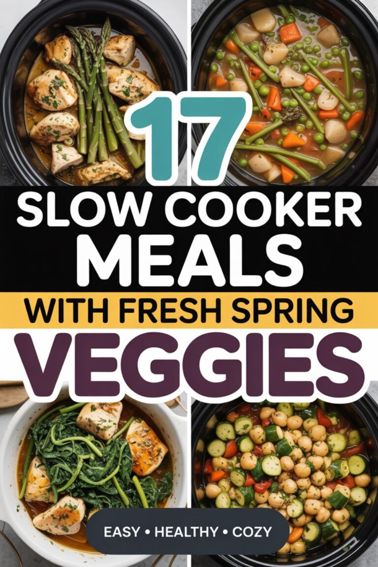 17 Slow Cooker Meals with Fresh Spring Veggies