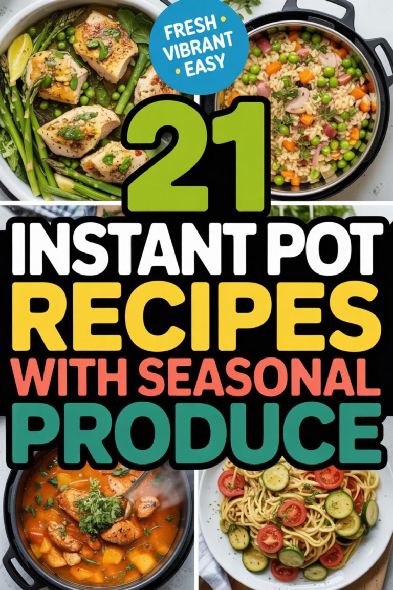 21 Instant Pot Recipes with Seasonal Produce