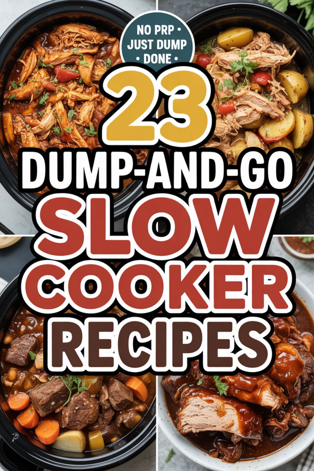 23 Dump and Go Slow Cooker Recipes
