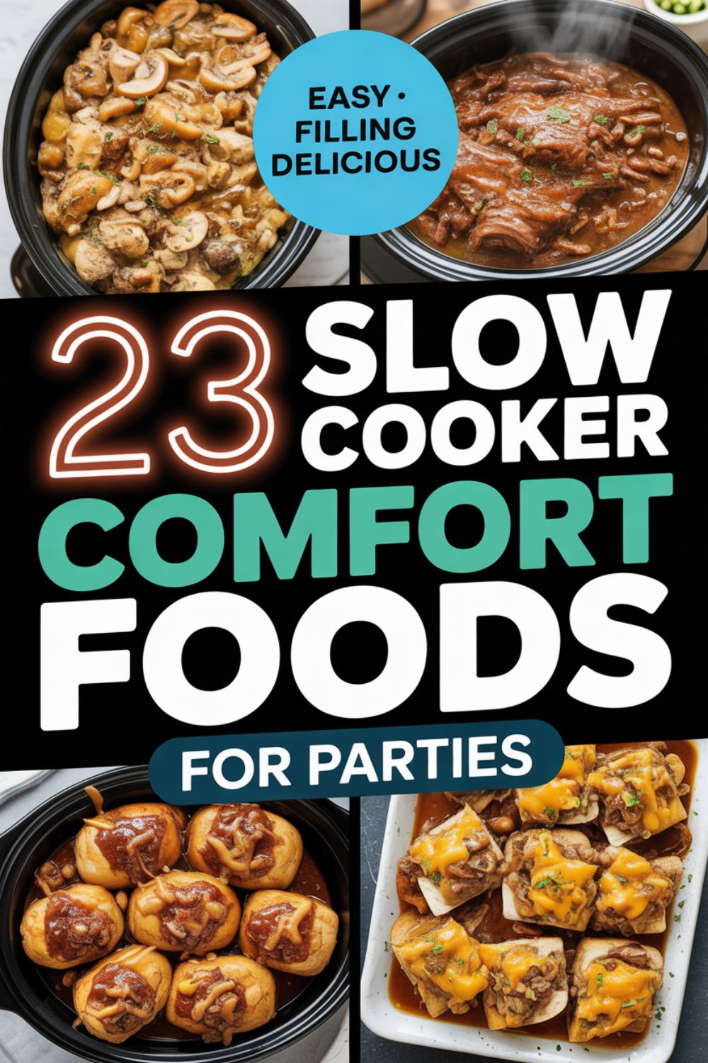23 Slow Cooker Comfort Foods for Parties