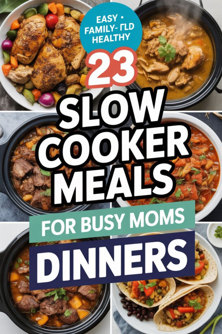 23 Slow Cooker Meals for Busy Moms