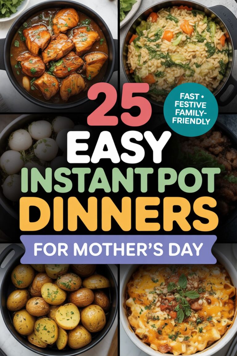25 Easy Instant Pot Dinners for Mother’s Day