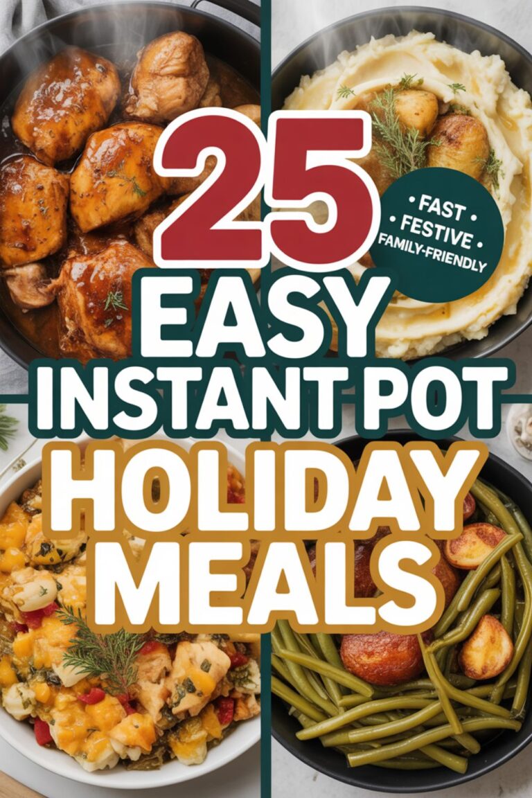 25 Easy Instant Pot Holiday Meals That Actually Work