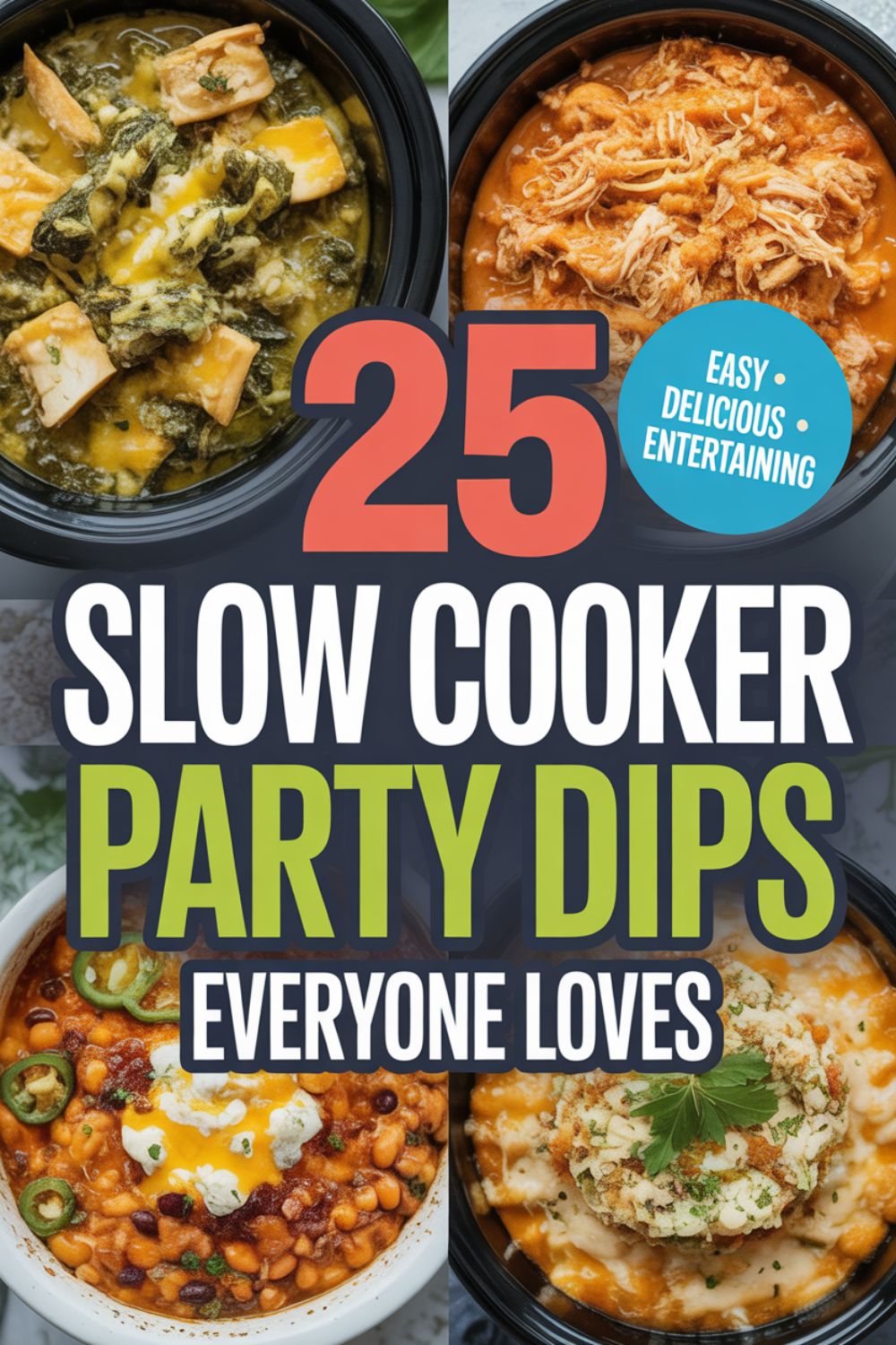 25 Slow Cooker Party Dips Everyone Loves