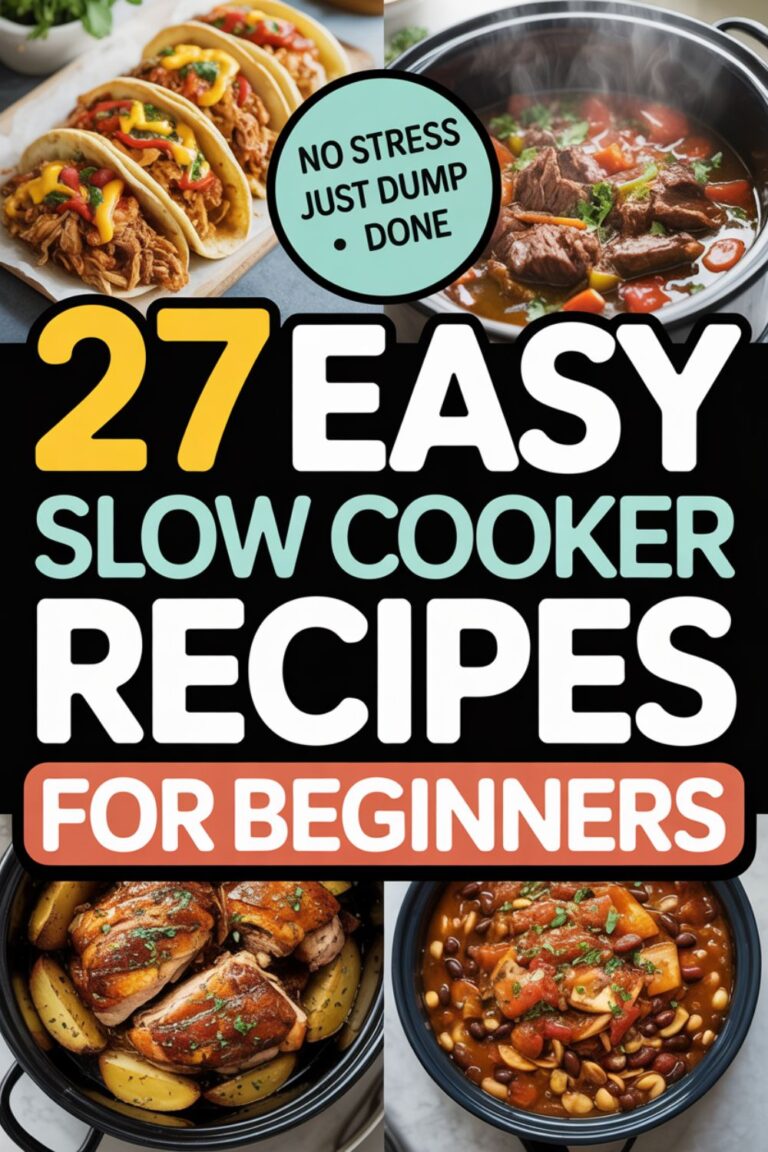 27 Easy Slow Cooker Recipes for Beginners