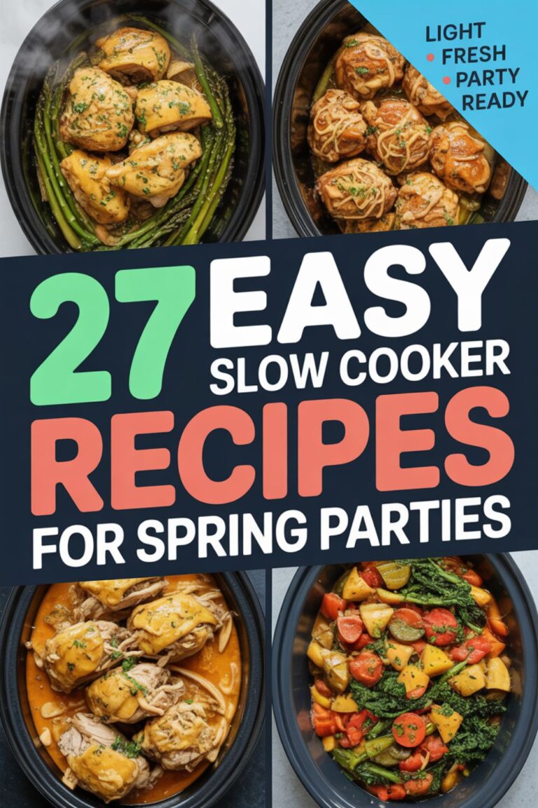 27 Easy Slow Cooker Recipes for Spring Parties