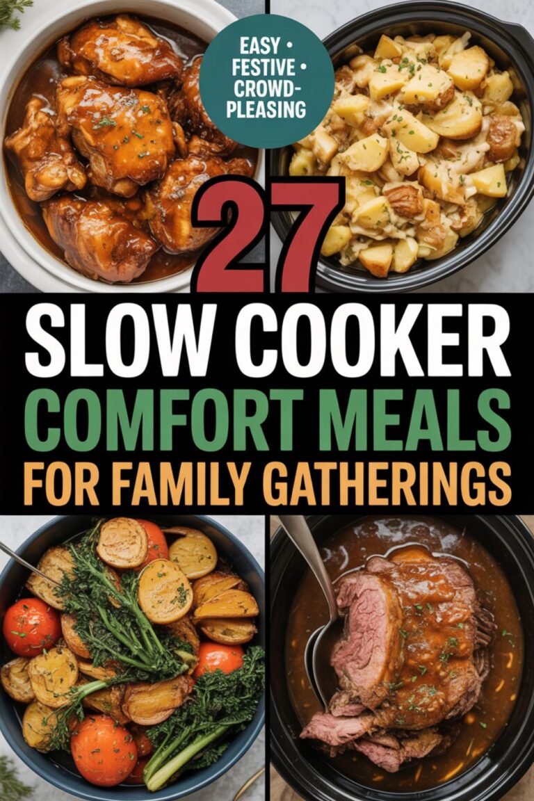 27 Slow Cooker Comfort Meals for Family Gatherings