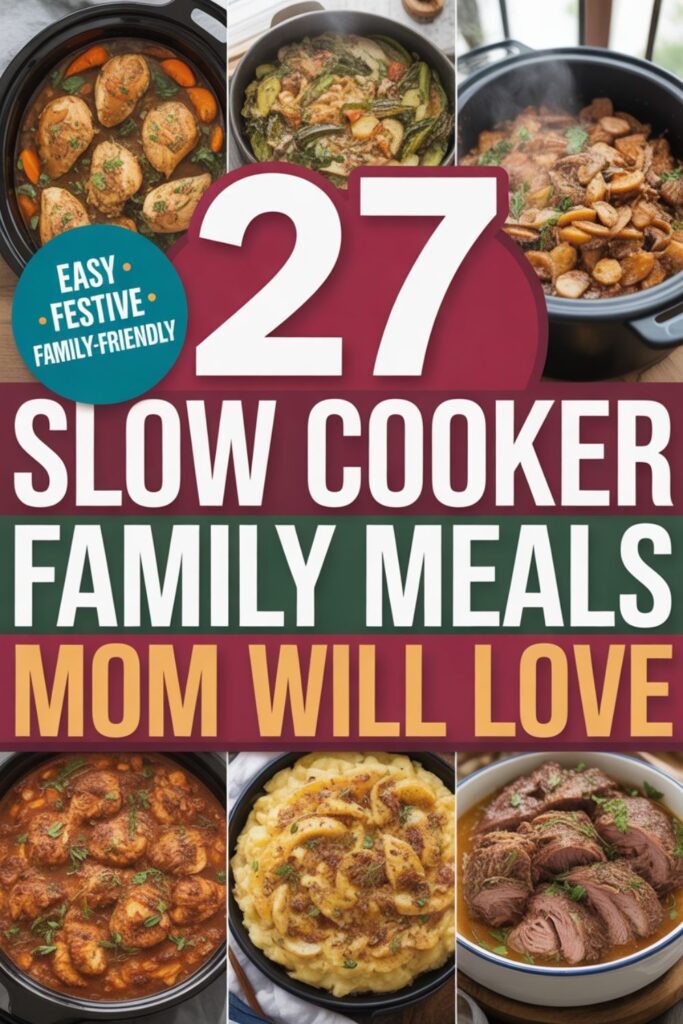 27 Slow Cooker Family Meals Mom Will Love