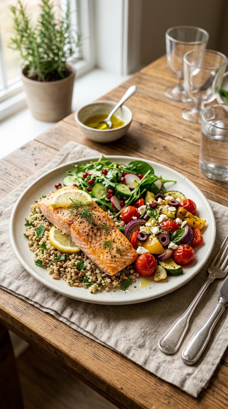 7-Day DASH + Mediterranean Hybrid Meal Plan (Best of Both Worlds!)