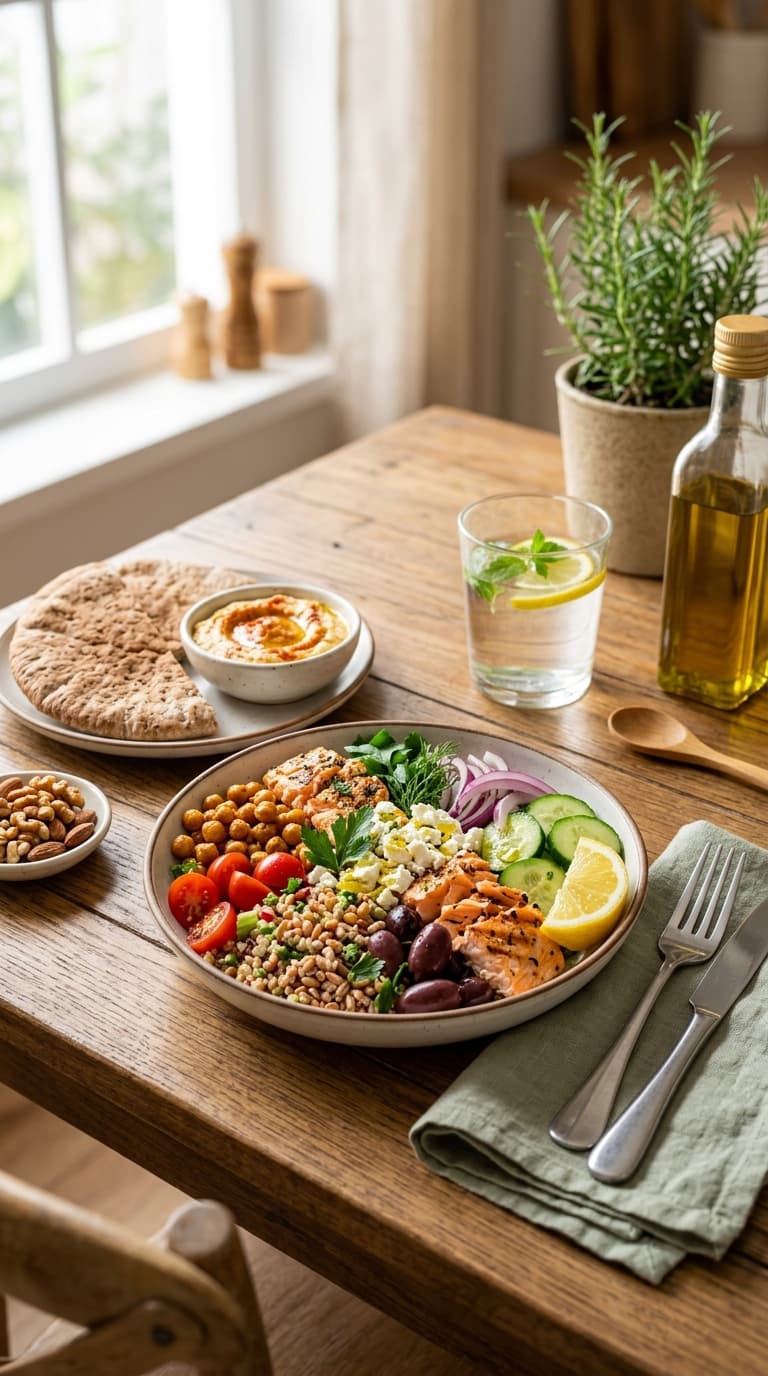 7-Day Mediterranean Meal Plan to Lower Cholesterol Naturally