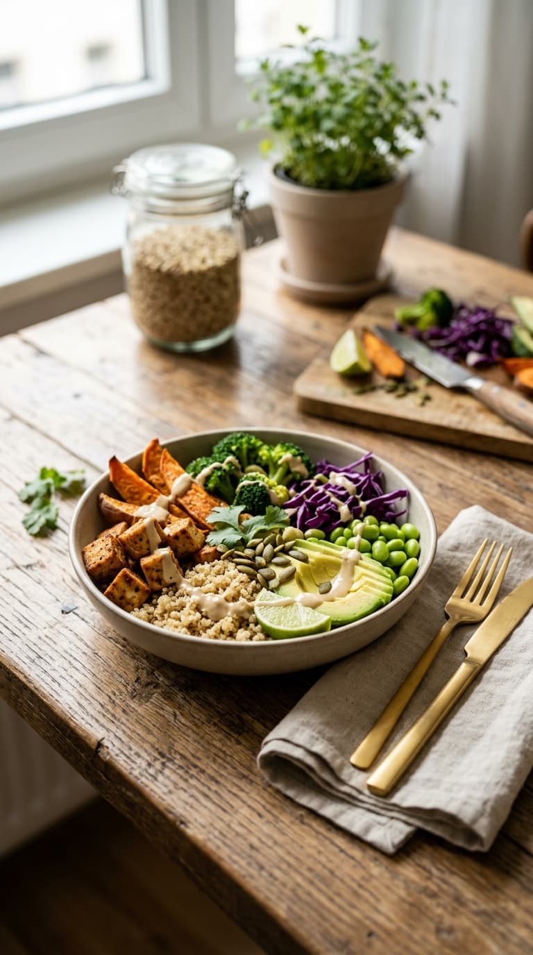7-Day Vegan Meal Plan + Macro Tracker (Protein, Carbs, Fat Counted!)