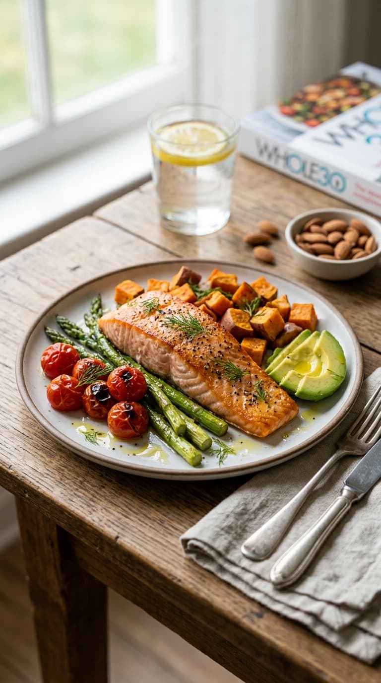 Easy 7-Day Whole30 Meal Plan (With a Complete Compliant Food List!)