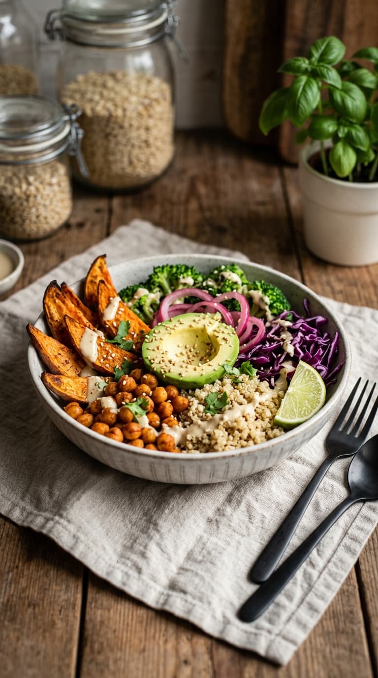Gorgeous 7-Day Vegan Meal Plan That’s Actually Filling