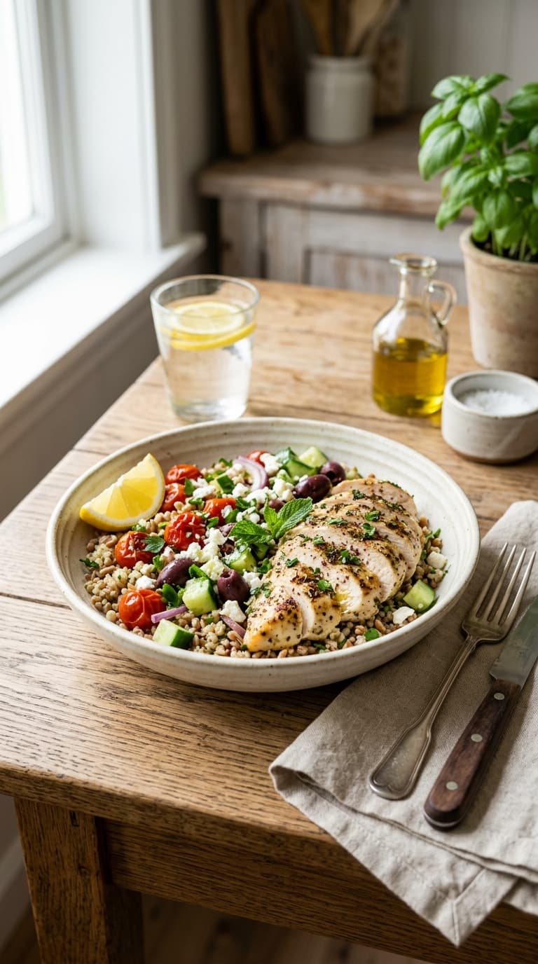 Simple 7-Day Mediterranean Meal Plan Using Only 20 Ingredients