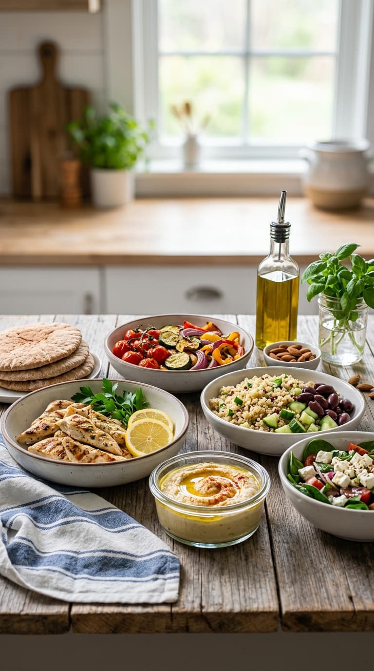 Simple 7-Day Mediterranean Meal Plan Using Only 20 Ingredients