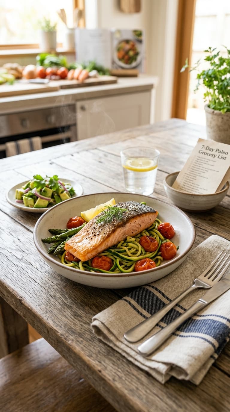 The Complete 7-Day Paleo Meal Plan With Grocery List (Free!)