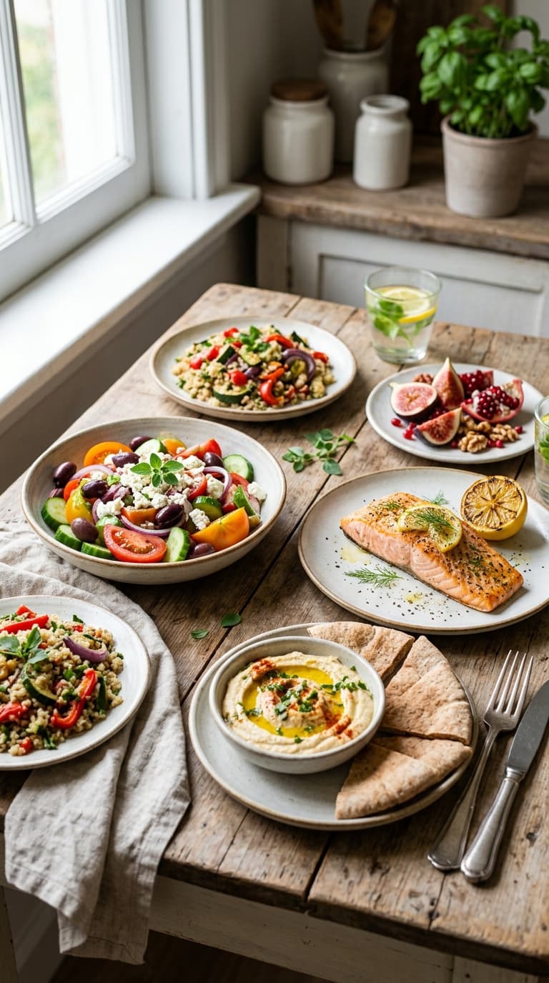 The Prettiest 7-Day Mediterranean Meal Plan You'll Ever See